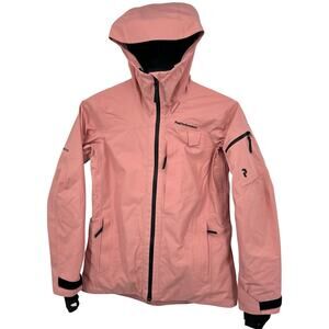 Women's Pink Peak Performance Ski Alpine Gore-Tex 2L Insulated Shell Jacket XS